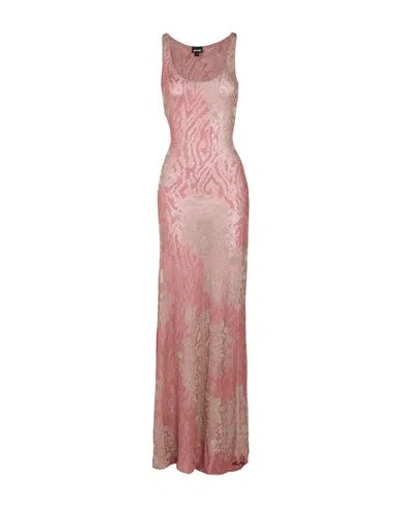 Just Cavalli Woman Maxi Dress Pastel Pink Size S Viscose, Polyester