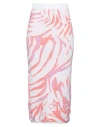 Just Cavalli Woman Maxi Skirt Pink Size S Viscose, Polyamide