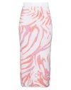Just Cavalli Woman Maxi Skirt Pink Size S Viscose, Polyamide In Pink
