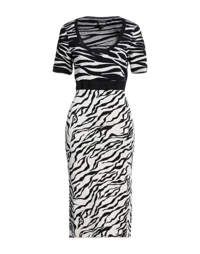 Just Cavalli Midi Dresses In Black
