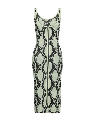 Just Cavalli Midi Dresses In Green