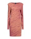 Just Cavalli Short Dresses In Pink