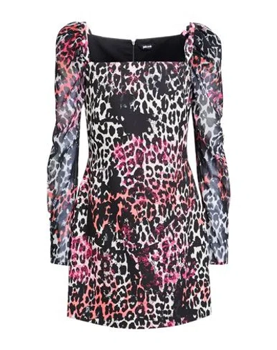 Just Cavalli Woman Mini Dress Beige Size 8 Polyester, Elastane In Sand