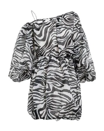 Just Cavalli Woman Short Dress Black Size 4 Polyester