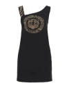 Just Cavalli Woman Mini Dress Black Size 4 Polyester, Elastane In Black