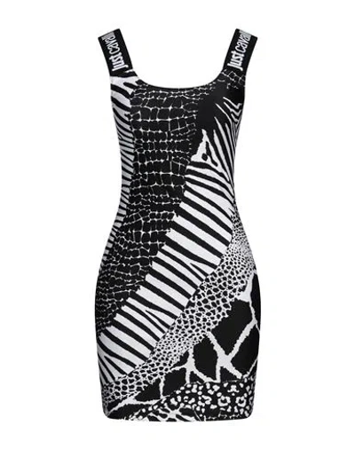 Just Cavalli Woman Mini Dress Black Size 4 Polyamide, Elastane