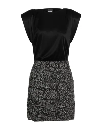Just Cavalli Short Dresses In Black