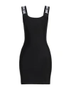 Just Cavalli Woman Mini Dress Black Size 6 Polyamide, Elastane
