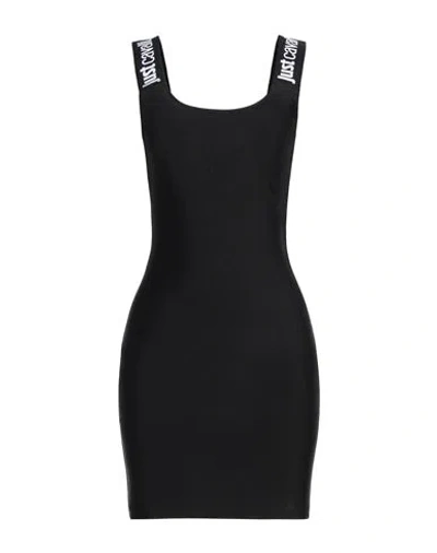 Just Cavalli Woman Mini Dress Black Size 6 Polyamide, Elastane