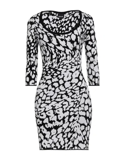 Just Cavalli Short Dresses In Black