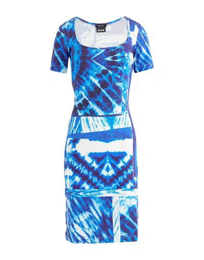 Just Cavalli Short Dresses In Blue
