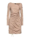 Just Cavalli Woman Mini Dress Blush Size 4 Polyester, Polyurethane Coated In Pink