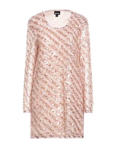 Just Cavalli Short Dresses In Beige