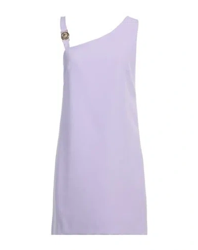 Just Cavalli Woman Mini Dress Mauve Size 10 Polyester, Elastane In Purple