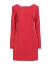 Just Cavalli Woman Mini Dress Red Size 8 Polyester, Elastane