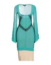 Just Cavalli Short Dresses In Blue