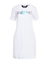 Just Cavalli Woman Mini Dress White Size L Cotton