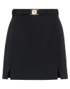 Just Cavalli Woman Mini Skirt Black Size 8 Polyester, Elastane In Black