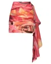 Just Cavalli Mini Skirts In Red