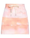 Just Cavalli Woman Mini Skirt Salmon Pink Size 4 Cotton In Pink