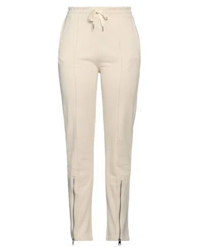 Just Cavalli Woman Pants Beige Size 10 Cotton