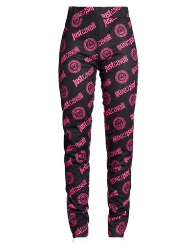 Just Cavalli Woman Pants Black Size 6 Polyester, Elastane