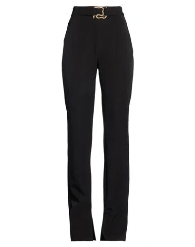 Just Cavalli Woman Pants Black Size 6 Polyester, Elastane
