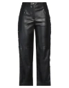 Just Cavalli Woman Pants Black Size 10 Polyester, Polyurethane Resin In Black