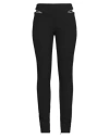 Just Cavalli Woman Pants Black Size 6 Polyester, Viscose, Cotton, Elastane In Black