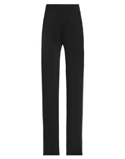 Just Cavalli Woman Pants Black Size 6 Viscose, Elastane