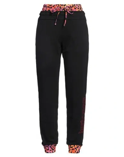 Just Cavalli Woman Pants Black Size Xl Cotton, Elastane
