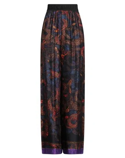 Just Cavalli Woman Pants Midnight Blue Size 12 Viscose