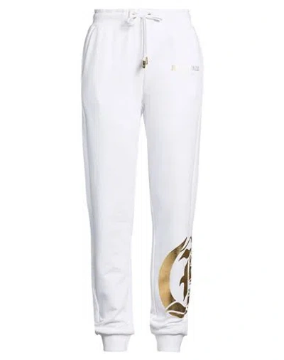 Just Cavalli Woman Pants White Size L Cotton
