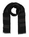 Just Cavalli Woman Scarf Charcoal Size - Alpaca Wool, Viscose, Wool, Modal, Polyamide In Gray