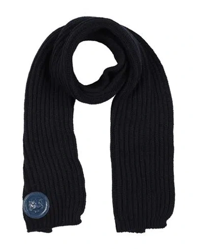 Just Cavalli Woman Scarf Midnight Blue Size - Acrylic, Wool