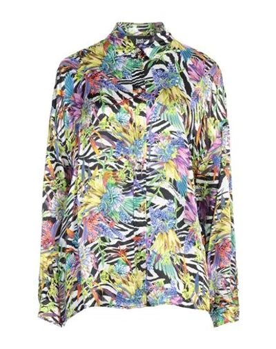 Just Cavalli Woman Shirt Black Size 14 Viscose