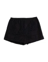 Just Cavalli Woman Shorts & Bermuda Shorts Black Size 14 Cotton, Polyester In Black