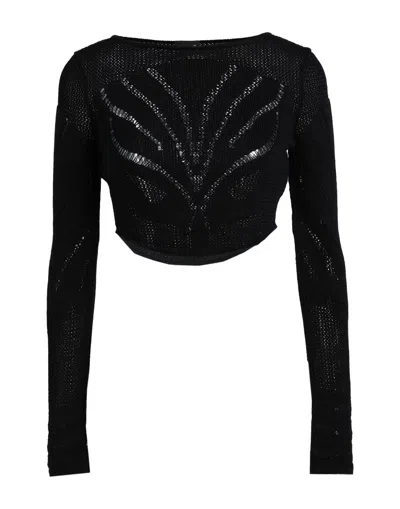 Just Cavalli Sweaters In Black