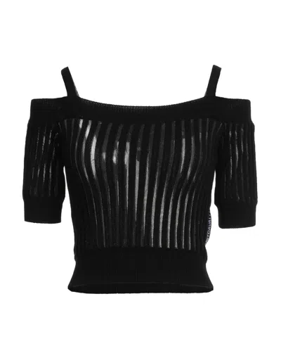Just Cavalli Sweaters In Black