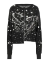 Just Cavalli Woman Sweater Black Size Xxl Virgin Wool, Acrylic, Viscose, Synthetic Fibers, Metallic In Black