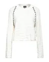 Just Cavalli Sweaters In White