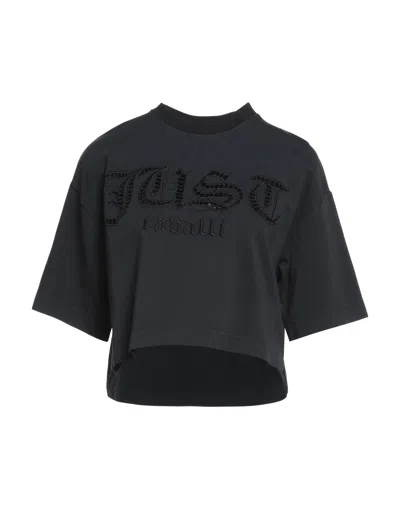 Just Cavalli Sweatshirts In Black