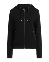 Just Cavalli Woman Sweatshirt Black Size Xl Cotton, Elastane