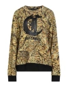 Just Cavalli Woman Sweatshirt Marigold Size Xl Cotton, Elastane In Brown