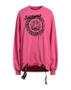 Just Cavalli Woman Sweatshirt Pink Size Xl Cotton In Pink