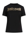Just Cavalli Woman T-shirt Black Size Xxs Cotton