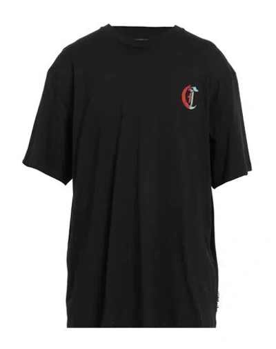 Just Cavalli Woman T-shirt Black Size Xl Cotton