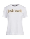 Just Cavalli Woman T-shirt White Size Xs Cotton In White