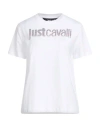 Just Cavalli Crystal-embellished T-shirt In White