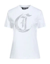 Just Cavalli Woman T-shirt White Size Xl Cotton